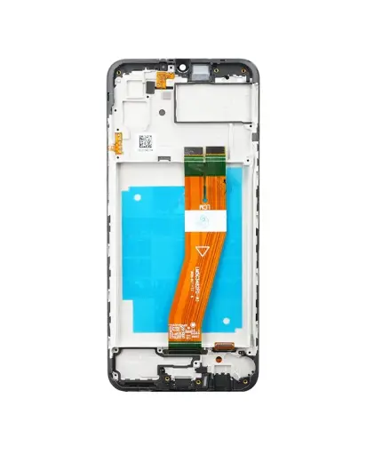 LCD display + Touch Unit + Front Cover for Samsung A035F Galaxy A03 Black