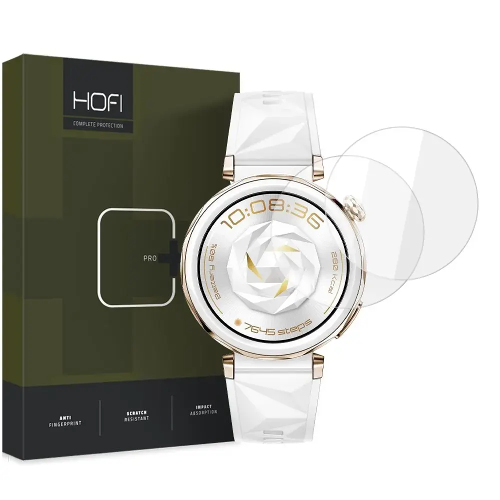 HOFI GLASS PRO+ 2-PACK HUAWEI WATCH GT 5 PRO (42 MM) CLEAR TEMPERED GLASS