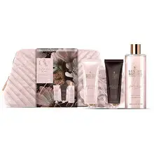 "Velvet Rose & Peonies Body Care Set With Cosmetic Bag"
