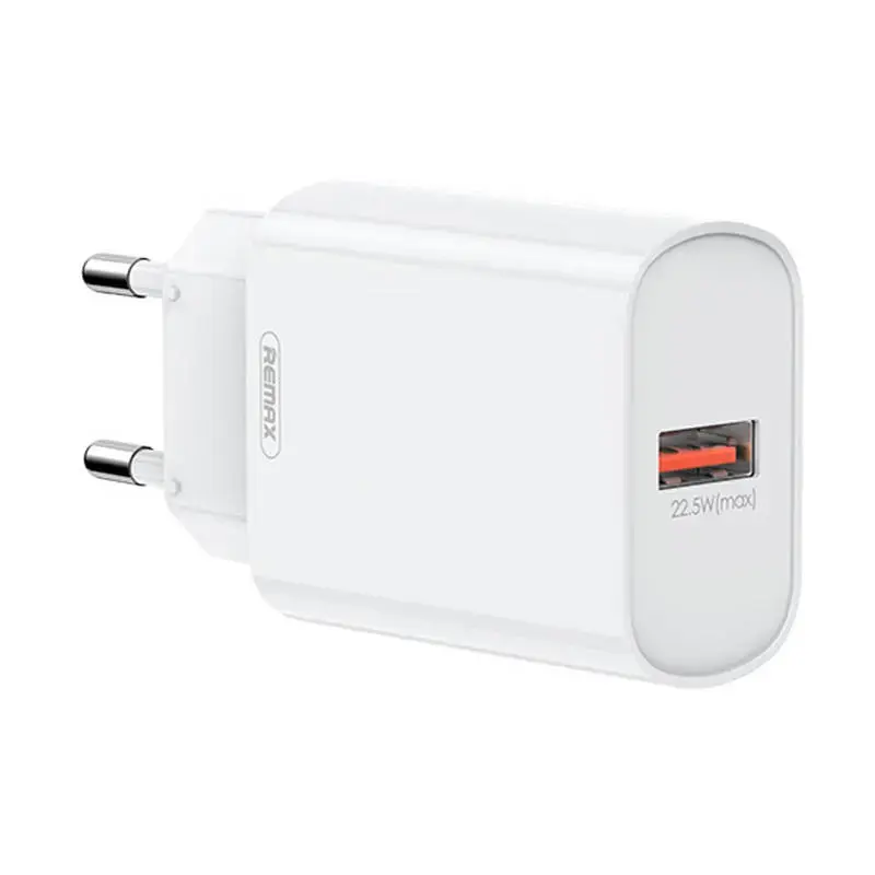 Wall charger Remax, RP-U72, USB, 22.5W (white)