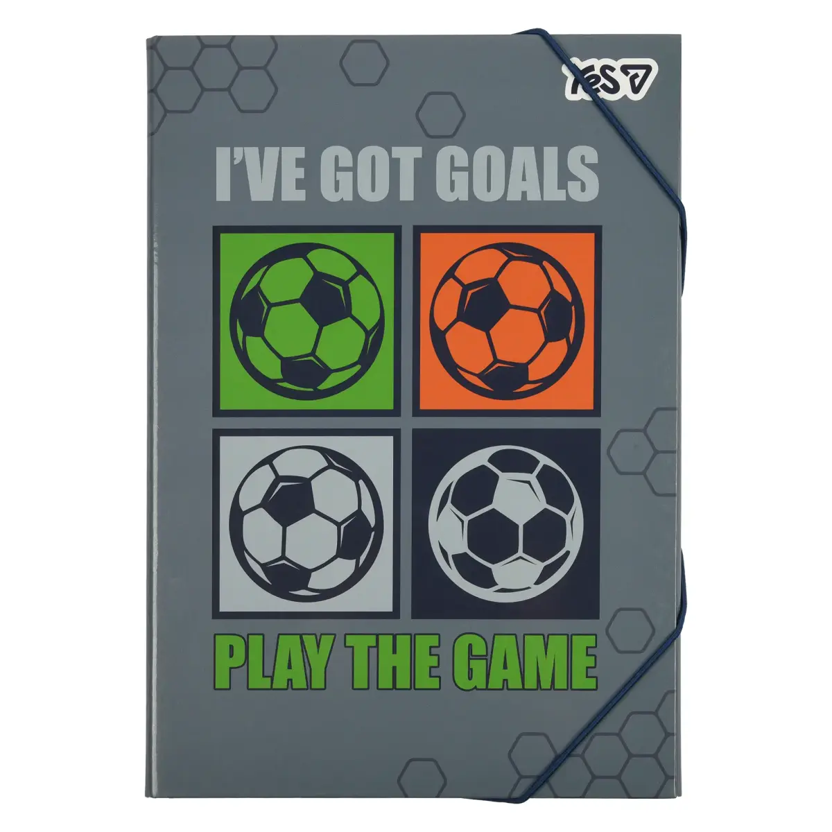 Kartona mape YES Football A4 rokdarbiem