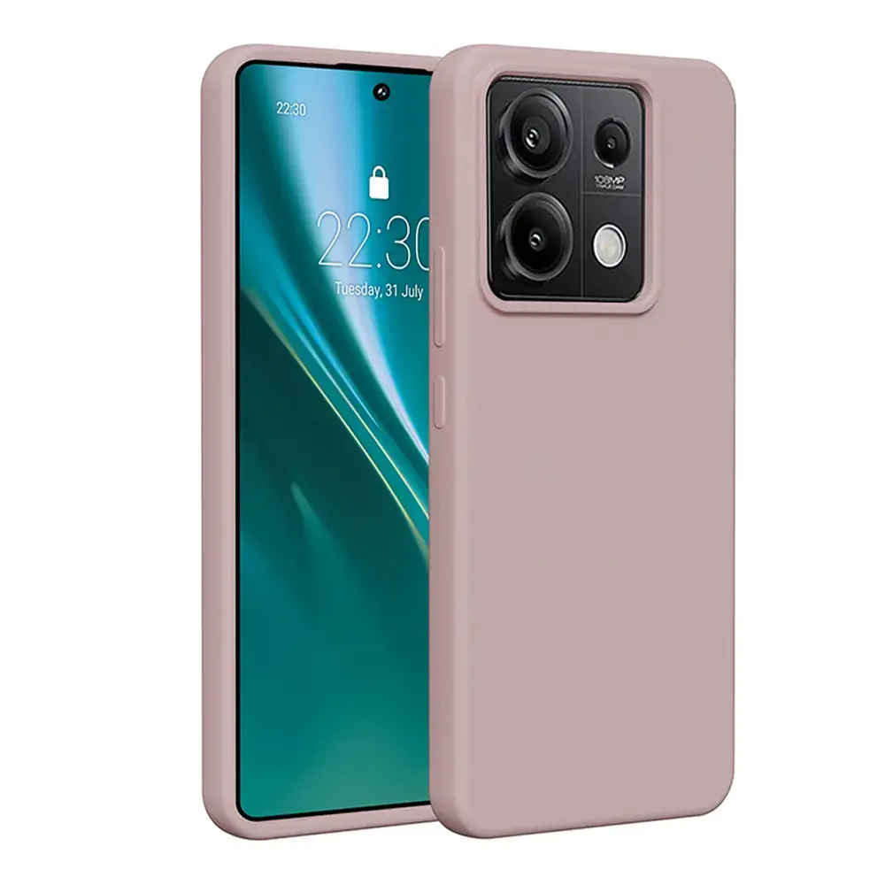 Etteri silikona telefona maciņš Xiaomi Redmi Note 13 Pro 5G gaiši rozā