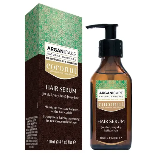 Arganicare, Coconut, Hair Serum, Strengthening & Nourishing, 100 ml