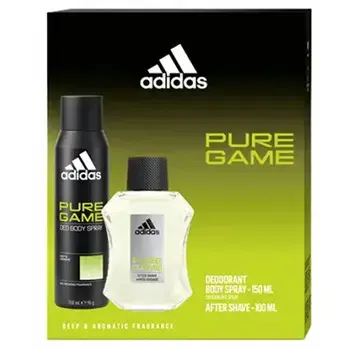 Adidas Pure Game Gift Set Aftershave 100 ml and Deospray 150 ml 100ml