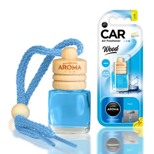 Car air freshener AROMA WOOD AQUA