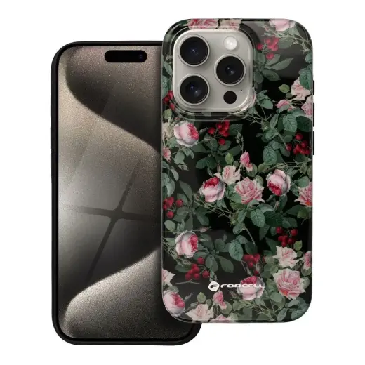 Forcell F-Protect Mirage maciņš telefonam iPhone 15 Pro rozā