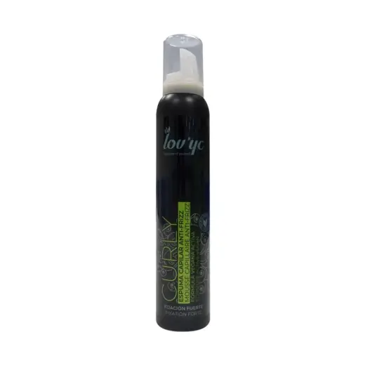 Elie Saab Lovyc Curly Espuma Capilar Anti-Frizz Formula Vegana Fijacion Fuerte 200ml
