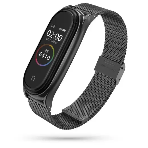 Tech-Protect MilaneseBand strap for Xiaomi Mi Smart Band 7 | 7 NFC - black