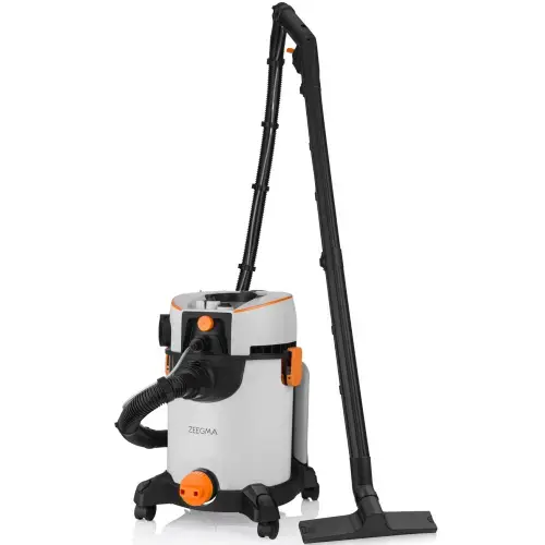 ZEEGMA ZE-ZONDER WASH GREY Rūpnieciskais putekļu sūcējs sausai un mitrai tīrīšanai 1400W