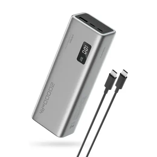 Cuktech P+Series No. 15 väline akupank (powerbank) | 20 000 mAh | 150W | PD, QC | USB-C, USB-A | hall