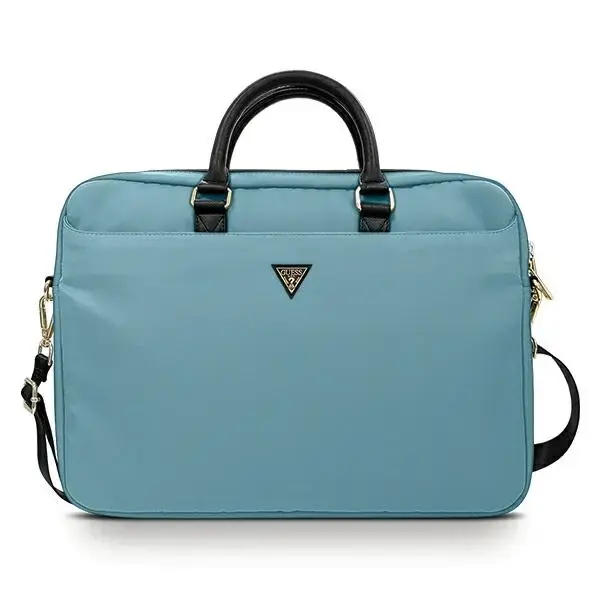 Guess bag for laptop GUCB15NTMLLB 16" blue Nylon Triangle Logo