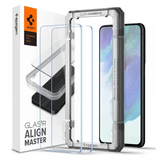 Spigen tempered glass for phone Samsung Galaxy S21 FE clear 2 pcs