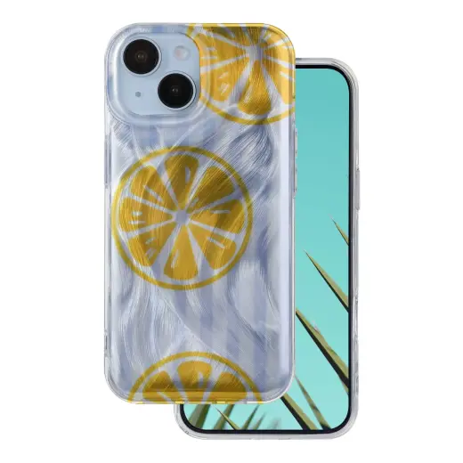 Ultra Trendy Summer maciņš telefonam iPhone 14 dzeltens