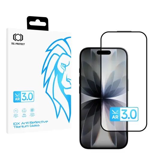Tel Protect 10X AR 3.0 AntiReflective Titanium grūdintas apsauginis stiklas telefonui iPhone 16 Pro Max