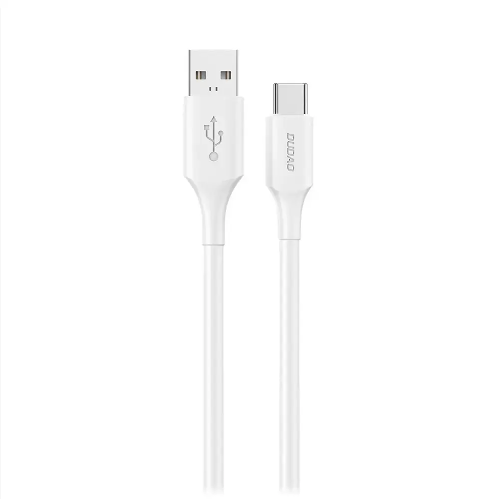 Dudao L2sT datu pārraides un uzlādes vads | USB-A uz USB-C | 30W | 1.2m | balts
