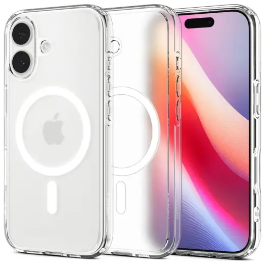Spigen Ultra Hybrid maciņš ar MagSafe atbalstu telefonam iPhone 17 balts