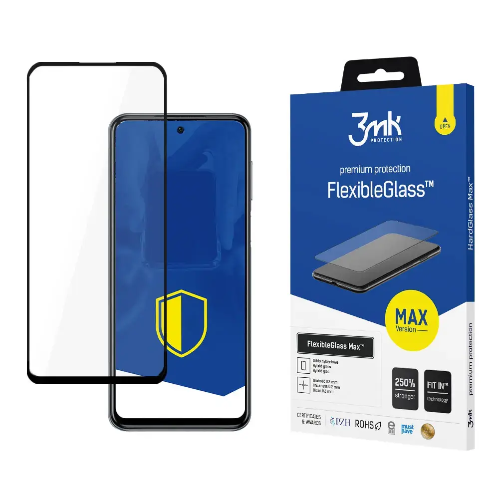 Xiaomi Redmi Note 10 4G|10s Black - 3mk FlexibleGlass Max™ screen protector