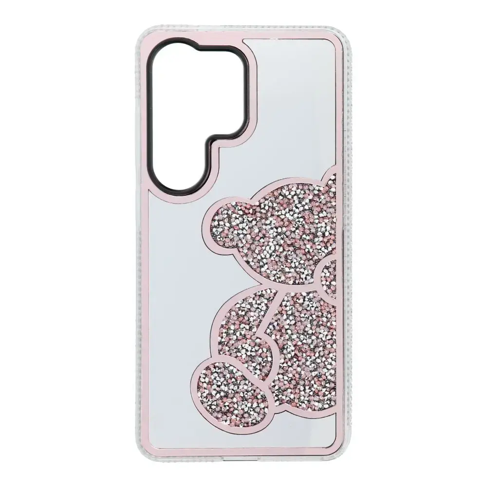 Teddy Bear maciņš telefonam Samsung Galaxy S26 Ultra (S948) rozā (rotaļu lācītis)