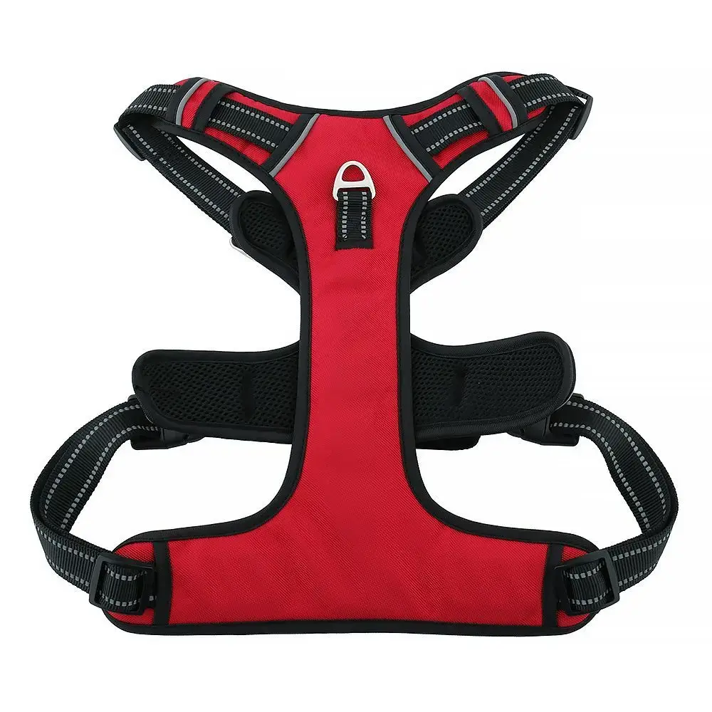 Dog harness OXFORD A size XL red black