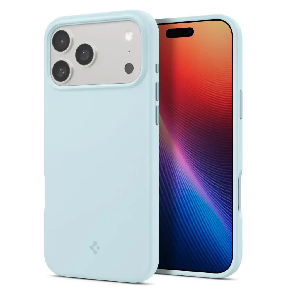 Spigen Silicone Fit MagSafe Case for iPhone 17 Pro - Blue