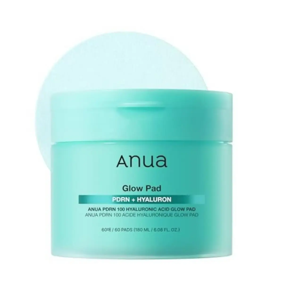Anua, Glow, Vegan, Hydration, Both in the morning and evening, Peel-Off Pads, 60 pcs