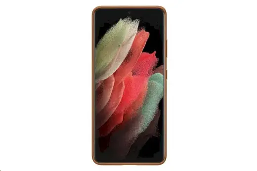 EF-VG998LAE Samsung Leather Cover for Galaxy S21 Ultra Brown