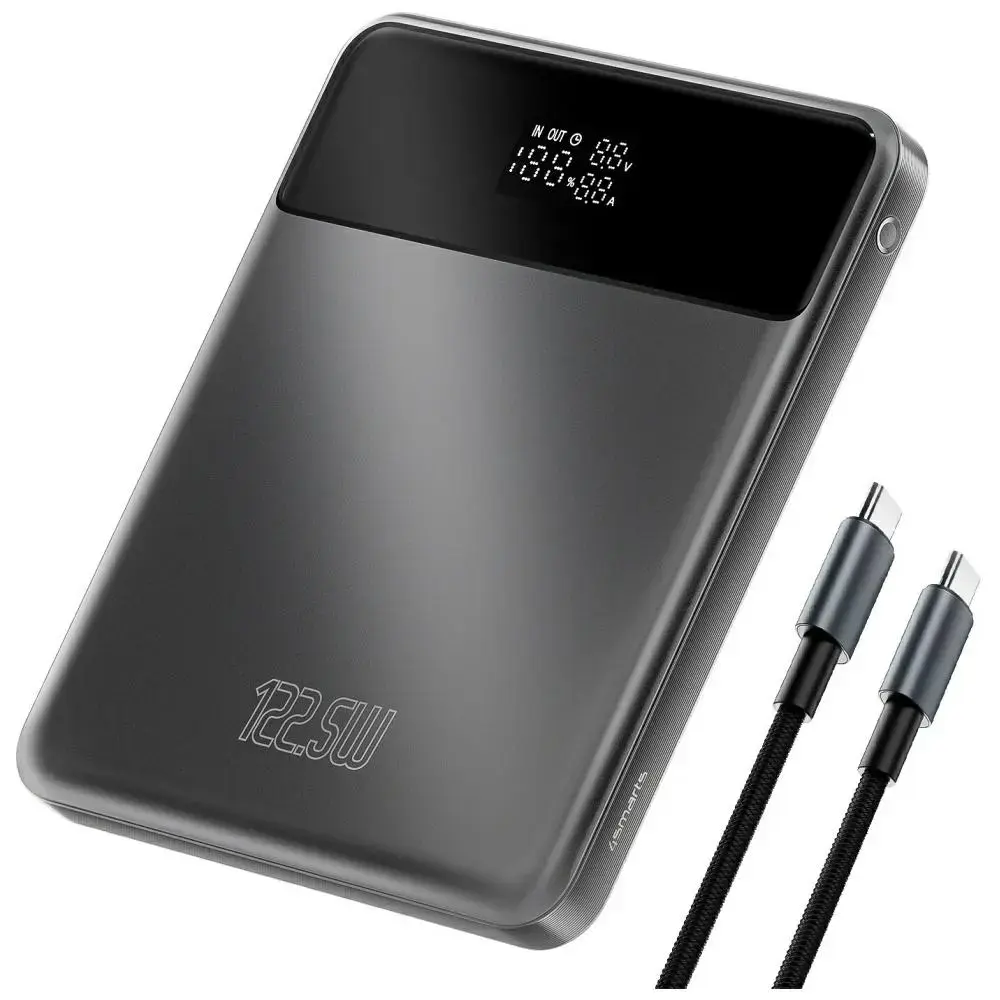 Enterprise Slim ārējais akumulators (powerbank) | 20 000 mAh | 122.5W | pelēks