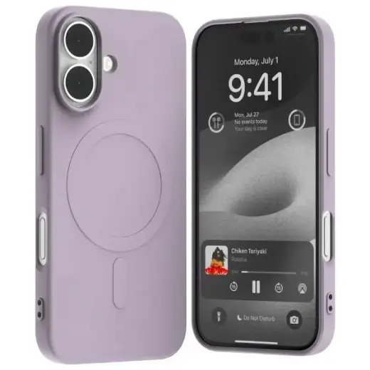 Mercury MagSafe Semi-Silicone iPhone 16 6,1" liliowy fiolet |lilac purple