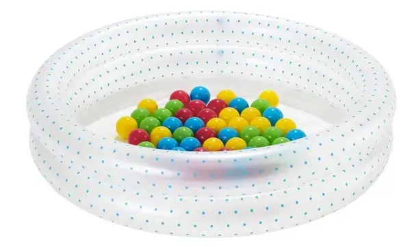Zils baseins 91x20cm + BESTWAY bumbas