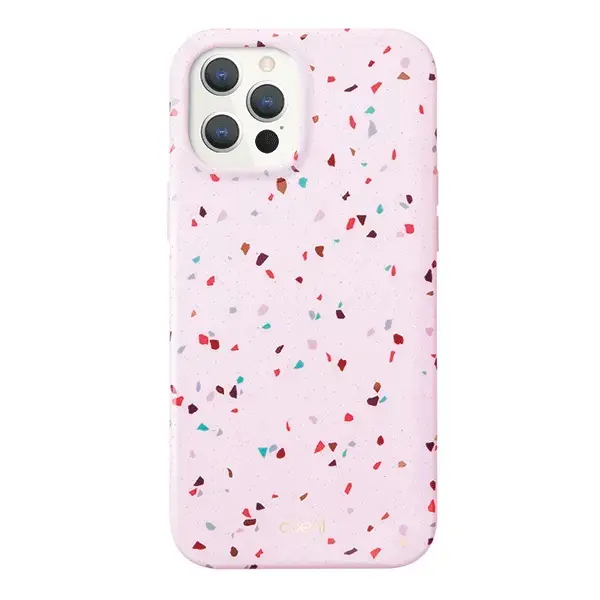 UNIQ Terrazzo telefona maciņš priekš iPhone 12 Pro Max rozā