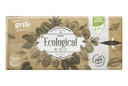 GRITE Folded paper towels Ecological 150pcs, 2-ply