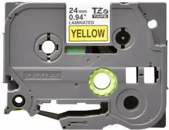 Uzlīmju lentes kasete Brother TZE-651 Black on Yellow