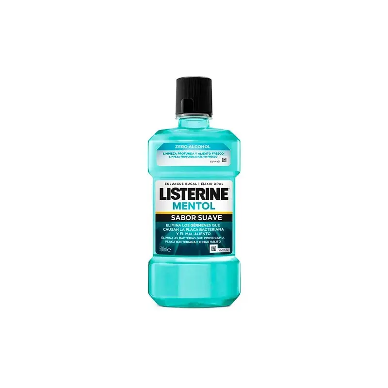 Listerine Zero Alcohol Mouthwash Soft Mint 500ml