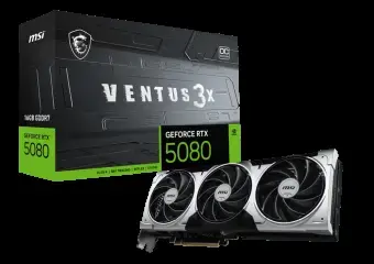 Videokarte MSI GeForce RTX 5080 Ventus 3X OC Plus