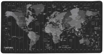 Time zone Map Maxi 800x400 mouse pad