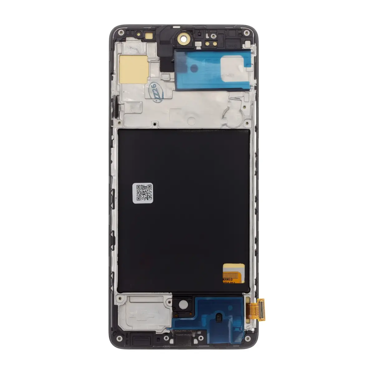 For_Samsung LCD display + Touch Unit + Front Cover for Samsung Galaxy A51 (A515) Black TFT