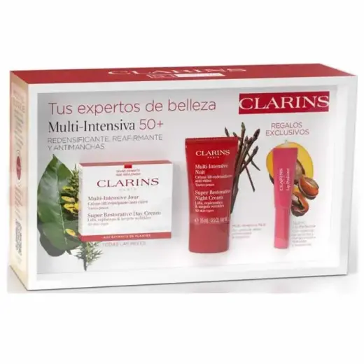 Clarins Super Restorative Day Cream All Skin Types 50ml Set 3 Pieces