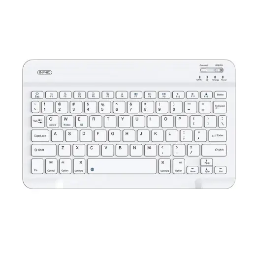 Wireless Keyboard Inphic V750B Bluetooth (White)