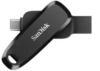 Flash drive SanDisk Ultra Slider USB Type-C + USB-A 32GB Black
