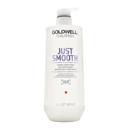 Goldwell Dual Senses Just Smooth Taming Conditioner 1000Ml in Clear