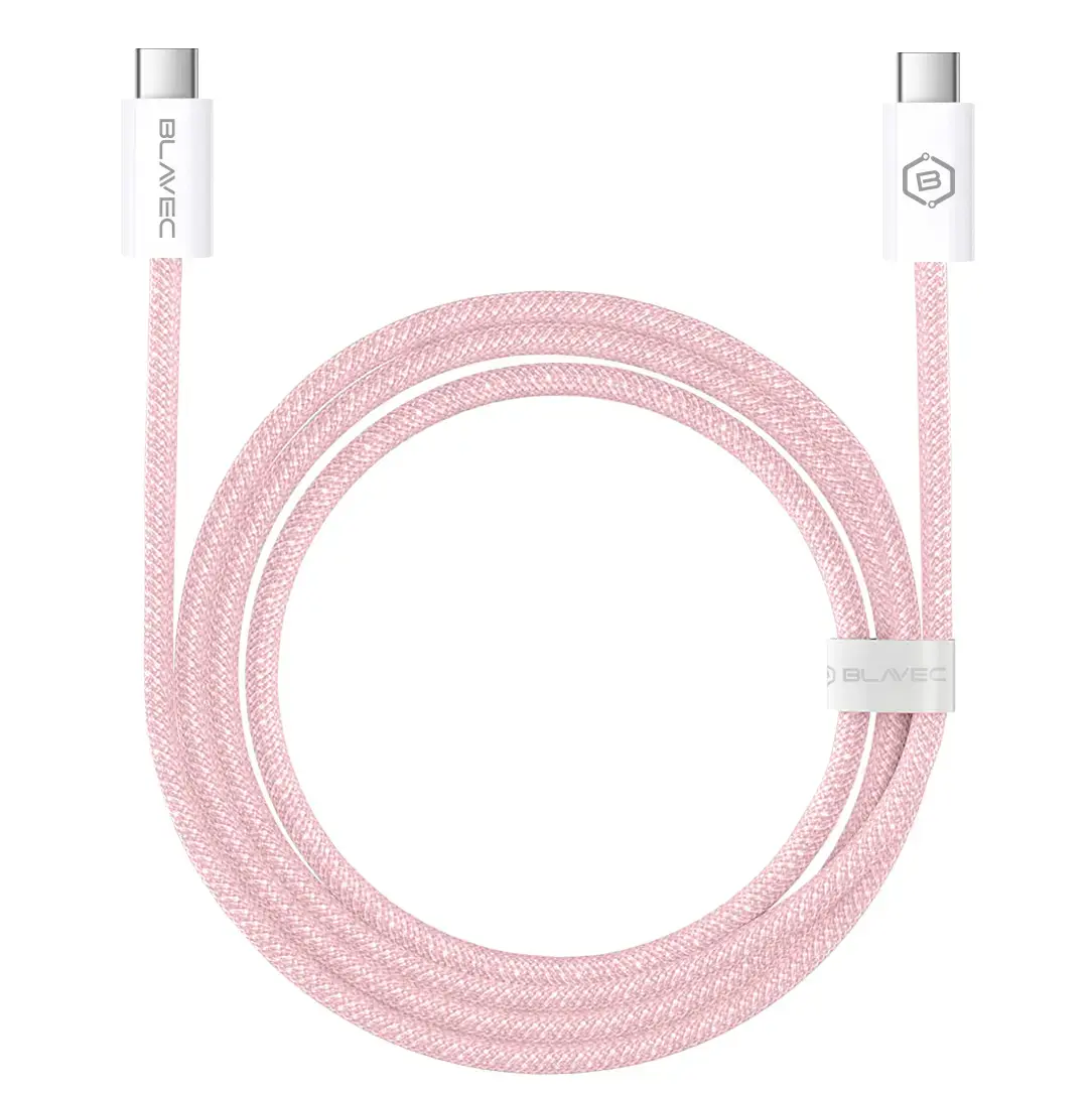 Blavec Candy CCA-CC3P10 data transfer and charging cable | USB-C to USB-C | 60W | 1m | pink