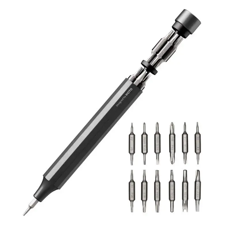 Screwdriver HOTO QWLSD004, 24 in 1 (black)