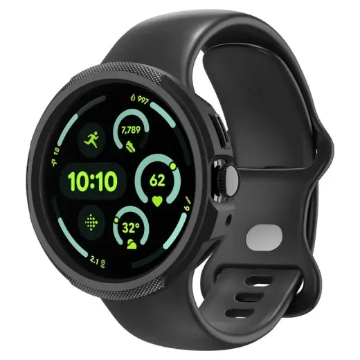 Spigen Liquid Air + Stand, matte black - Google Pixel Watch 5/4 41mm