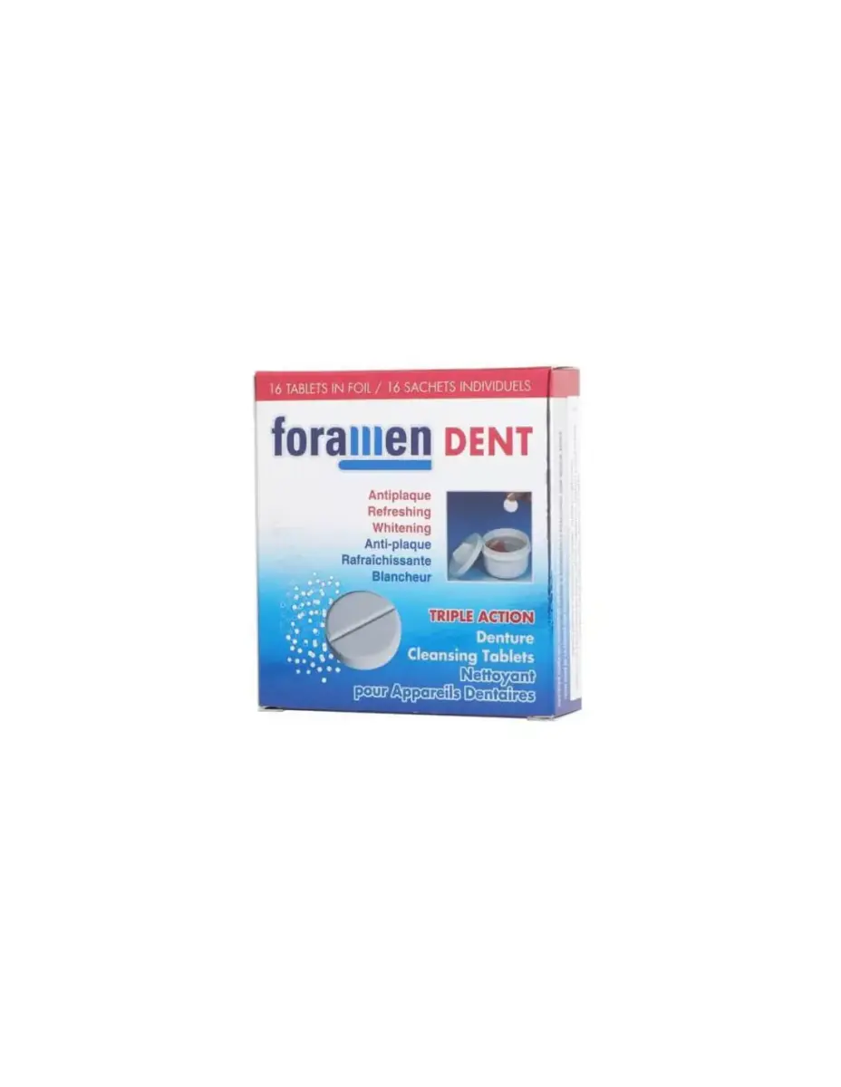 FORAMEN TABLET. LIMPIEZA POSTIZAS 16UDS
