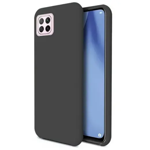 Fusion elegance fibre protect silicone case for Huawei P40 Lite black