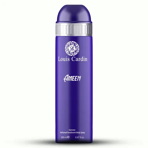 Louis Cardin, Ameen, Deodorant Spray, For Men, 200 ml