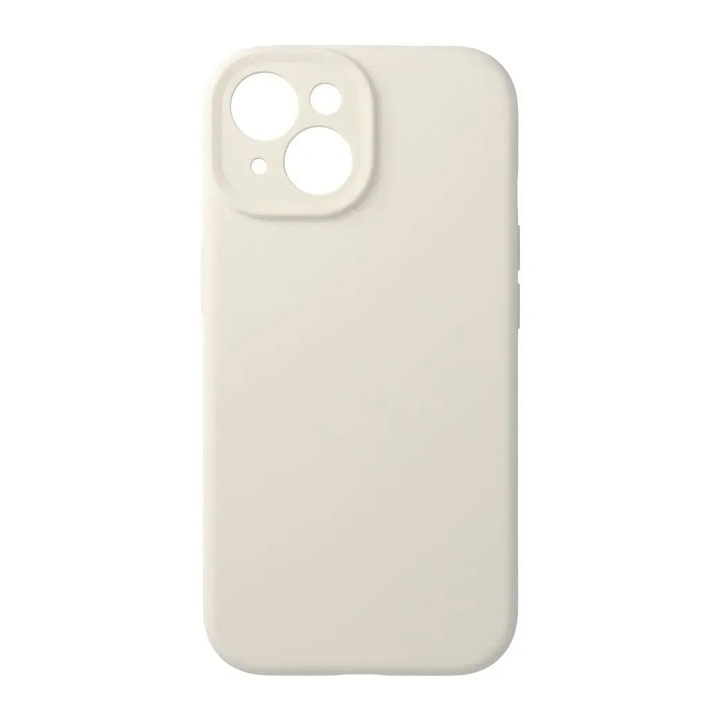 Forcell F-Protect Rubber Premium maciņš ar MagSafe atbalstu telefonam iPhone 15 balts