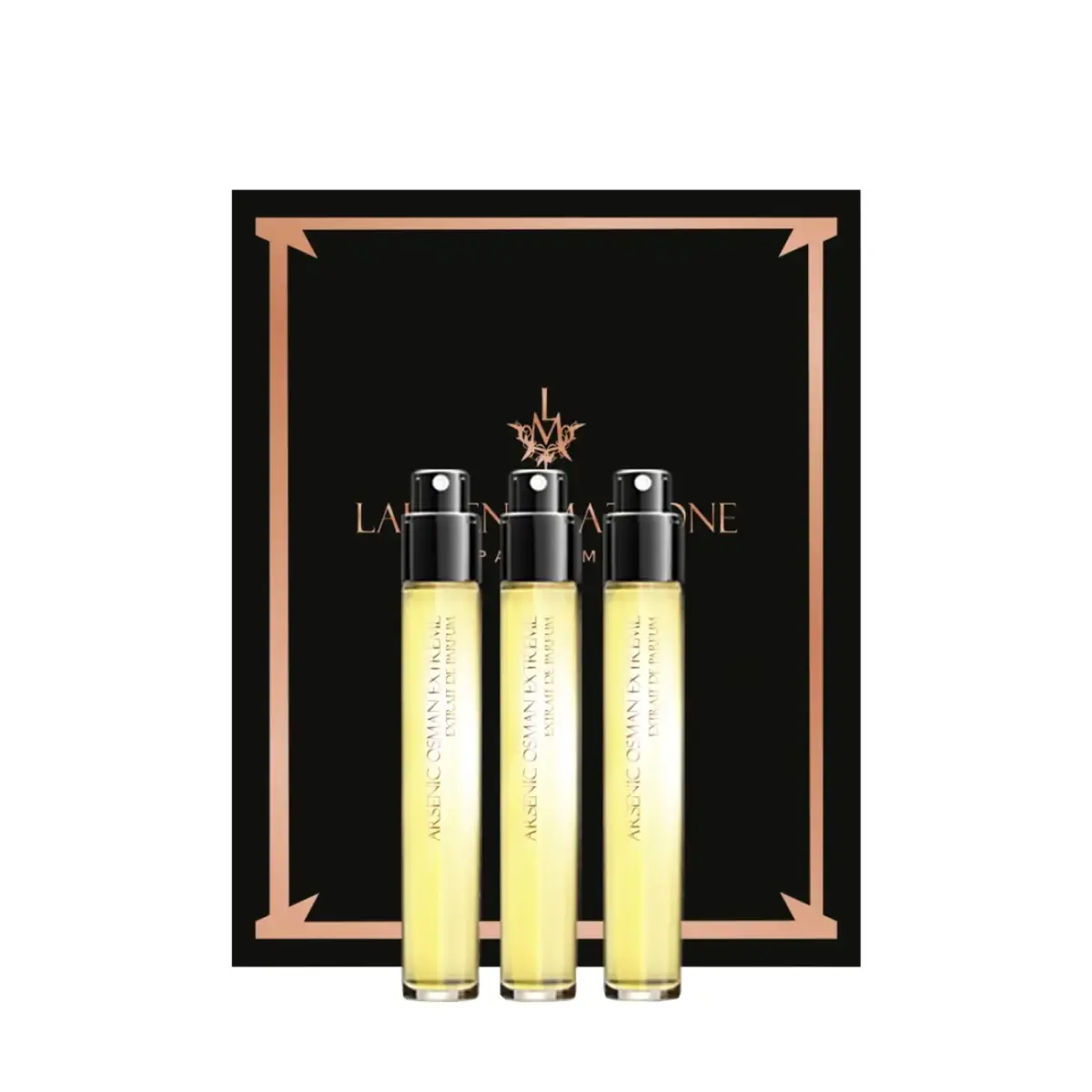 Set Trio, Laurent Mazzone, Arsenic Osman Extreme, Extrait De Parfum, Unisex, 3 pcs, 15 ml *Miniature