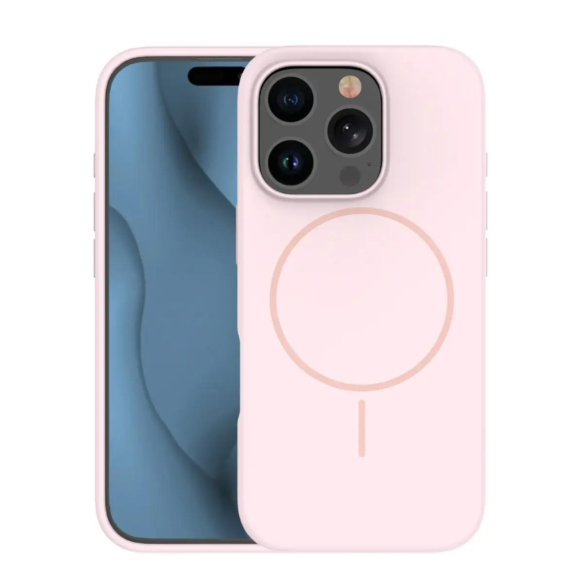 Fusion silikona Thin Magsafe apvalks iPhone 16 rozā 