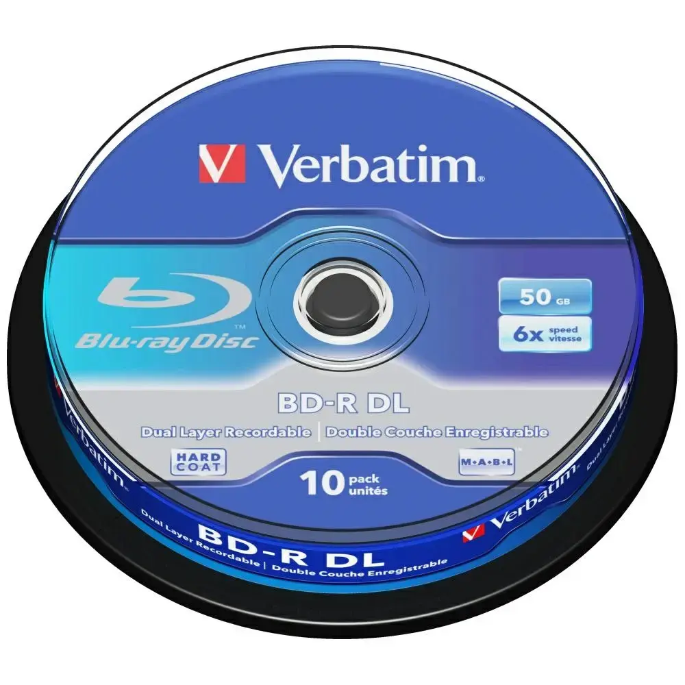 Blu-ray Discs Verbatim 50GB 6X BD-R